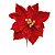 Flor de Natal Magnólia Veludo Vermelho e Dourada - Flores Cabo Curto - Ref 1922726 Cromus - Imagem 1