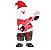 Papai Noel com Guitarra com Som e Movimento 35x20x12cm - Bonecos Animados - Ref 1207706 Cromus - Imagem 1