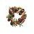 Guirlanda de Natal Pinhas com Galhos de Pinheiro 25x25cm - Ref 1206950 Cromus - Imagem 1