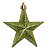 Enfeite Pendurar Estrelas Verde 10x10x3cm com 6 Unidades - Ref 1318100 Cromus - Imagem 1