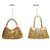 Enfeite Pendurar Bolsa Ouro Velho 10x10x2cm com 1 Unidade - Ref 1551789 Cromus - Imagem 1