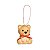 Enfeite Pendurar Mini Urso com Laço 6x5x4cm com 1 Unidade - Ref 1692880 Cromus - Imagem 1