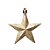Enfeite Pendurar Estrelas Douradas 10x10x2cm com 6 Unidades - Ref 1718613 Cromus - Imagem 1
