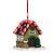 Enfeite Pendurar Casa de Doces com Pet de Biscuit com Led 8x7x7cm - Ref 1017756 Cromus - Imagem 1