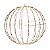 Bola de Led Retratil 30cm com 157 Leds Cor Clara Bivolt com 1 Unidade - Ref 1691951 Cromus - Imagem 1