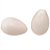 Casquinha De Ovo Páscoa Ovinhos De Páscoa Plástico Kit C/ 300 un Branca - Imagem 1
