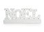 Luminoso Noel Branco com 23 Leds Branco 2AA 10x30cm - Ref 1516045 Cromus - Imagem 1