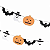 Varal Turma do Halloween Fantasminha, Morcego e Abobora 158cm - Ref 29003748 Cromus - Imagem 3