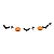 Varal Turma do Halloween Fantasminha, Morcego e Abobora 158cm - Ref 29003748 Cromus - Imagem 2