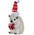 Porco Espinho de Palha Branco com Gorro 19cm - Ref 1101531 Cromus - Imagem 1