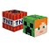 Caixa Cubo Composê Festa Minecraft 6x6x6 Pacote com 8 Un - Ref 23012683 Cromus - Imagem 1