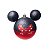Bola de Natal Minnie Laço Poá Vermelho e Preto 10cm com 2 Un - Ref 1718696 Cromus - Imagem 1