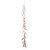 Galho Longo de Natal Folhagens Galhos Nude de Glitter 180x6x1cm - Ref 1202187 Cromus - Imagem 1