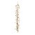 Galho Longo de Natal Dourados de Glitter 170x15x3cm - Ref 1202224 Cromus - Imagem 1