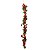 Galho de Natal Frutas e Romãs Vermelhas com Galhos 150x15x8cm - Ref 1920843 Cromus - Imagem 1