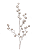 Galho de Natal Frutas Champanhe com Glitter 70x15x2cm - Ref 1022642 Cromus - Imagem 1