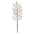 Galho de Natal Folha de Samambaia Champanhe 60x15x1cm - Ref 1694737 Cromus - Imagem 1