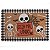 Capacho Tapete de Halloween Caveirinhas 40x60cm - Ref 29004009 Cromus - Imagem 1