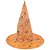 Chapéu de Bruxa Laranja Teia de Aranha - Ref 29004091 Cromus - Imagem 1