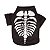 Roupa Pet Esqueleto Caveira Para Animais Pequeno Porte - Halloween - Ref 29003740 Cromus - Imagem 1