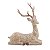 Rena Decorativa de Resina Deitada 26cm - Ref 1001857 Cromus - Imagem 1