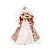 Anjo em Pé Roupa Rosê Gold com Lantejoulas 44x24x18cm - Ref 1203105 Cromus - Imagem 1
