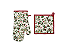 Kit Cozinha Luva e Pegadorde Natal Azevinhos - Ref 1020521 Cromus - Imagem 1