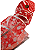 Fita de Natal Voal Vermelha com Bolas Prata de Glitter 6,3x914cm - Fitas Natalinas - Ref 1418096 Cromus - Imagem 7