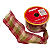 Fita Aramada de Natal Xadrez Vermelho, Nude 6,3cmx9,14m - Ref 1923237- Cromusxx - Imagem 3