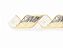 Fita Aramada de Natal Voal Pinceladas Ouro 6.3x9.14cm - Ref 1641071 Cromus - Imagem 1