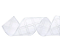 Fita Aramada de Natal Branca com Losangos Prata Glitter 6,3CMx9,14M - Ref 1013040 Cromus - Imagem 1
