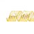 Fita Aramada de Natal Voal com Listras Ouro 10cm x 9.14m - Ref 1693983 - Cromus - Imagem 1