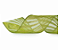 Fita Aramada de Natal Voal Verde com Ondas de Glitter 6.3cm x9.14m - Ref 1641121 - Cromus - Imagem 1