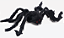 Aranha Para Decorar Preta com Pelos 15x46x35cm - Ref 29003252 Halloween - Cromus - Imagem 1