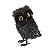 Coruja Preta Brilhante 18x13x25cm - Ref 29003695 Halloween Cromus - Imagem 1