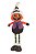 Boneco Monstrinho Divertido Fantasma Laranja de Halloween 5x9x40cm - Halloween - Ref 29003621L Cromus - Imagem 1