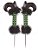 Pick Decorativo Pernas Bruxa Verde 9x32cm - Ref 29003749 Halloween - Cromus - Imagem 1
