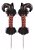 Pick Decorativo Pernas Bruxa Laranja 9x32cm - Ref 29003749L Halloween - Cromus - Imagem 1