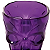 Copos Para Shot Rosto Caveira Roxa com 4 Unidades 4x5x4cm - Ref 1141691 Cromus - Imagem 3