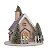Casa de Natal Nevada e Iluminada 29x31x31cm - Ref 1025415 Cromus - Imagem 1