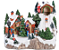 Cenário Vila de Natal Nevada com Luz, Som e Movimento Bivolt 21x28x25cm - Ref 1001464 Cromus - Imagem 1