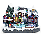 Cenário de Natal Vilarejo com Pista de Patinação 24x34x18cm - Ref 1001443 Cromus - Imagem 1