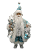 Boneco Papai Noel Em Pé com Roupa Azul Claro e Prata Segurando Conchas e Bolas 45cm - Ref PN1344 Tok da Casa - Imagem 1