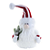 Boneco Papai Noel Nórdico Listrado Branco e Vermelho 33cm - Ref 1108308 Cromus - Imagem 1