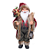 Boneco Papai Noel em Pé Segurando Esquis e Lanterna 40cm - Ref 1025550 Cromus - Imagem 1