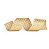 Fita Aramada de Natal Cru com Glitter Ouro 6,3x914cm - Ref 1030795 Cromus - Imagem 1