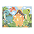 Painel de TNT Festa Dino Baby 100x140cm - Ref 125024 Piffer - Imagem 1