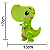Mini Painel Decorativo de E.V.A T-REX Dino Baby 13x17cm - Ref 125017 Piffer - Imagem 2