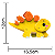 Mini Painel Decorativo de E.V.A Estegossauro Dino Baby 16x12cm - Ref 125016 Piffer - Imagem 2
