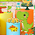 Mini Painel Decorativo de E.V.A Estegossauro Dino Baby 16x12cm - Ref 125016 Piffer - Imagem 4